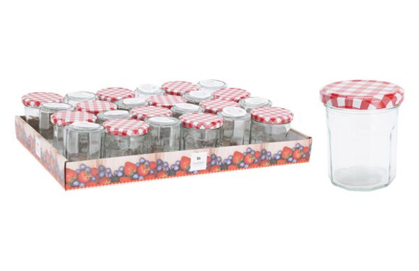 TARRO CRISTAL CONSERVA TAPA METAL 190 ML