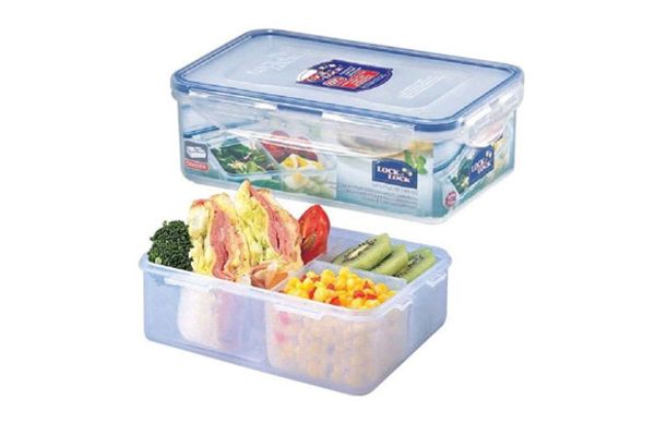 CONTENEDOR ALIMENTOS CON DIVISIONES 1 L