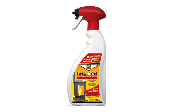 LIMPIADOR CRISTAL ESTUFAS Y CHIMENEAS ESPUMA 750 ML PISTOLA