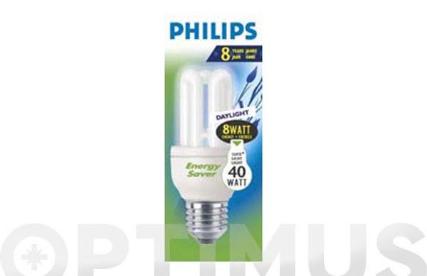 BOMBILLA BAJO CONSUMO GENIE CAJA 8W E27 840