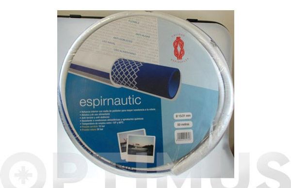 MANGUERA NAUTICA 25 MT Ø 15 MM X 21 MM