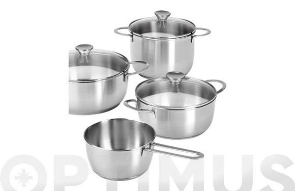 BATERIA COCINA INOX 5 PIEZAS ANCORA