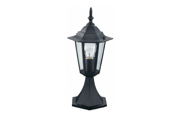 FAROL SOBREMURO NEGRO IP44 E27 60W