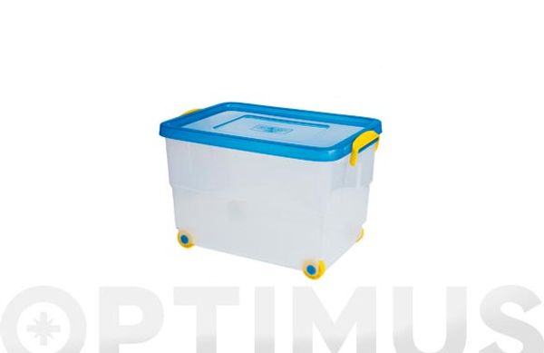 CAJA MULTIUSOS EUROBOX CON RUEDAS 60 L