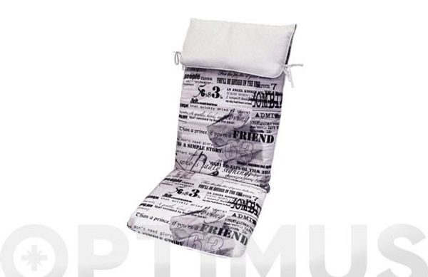 COJIN POSICIONES ALTO LETRAS 120X48X7
