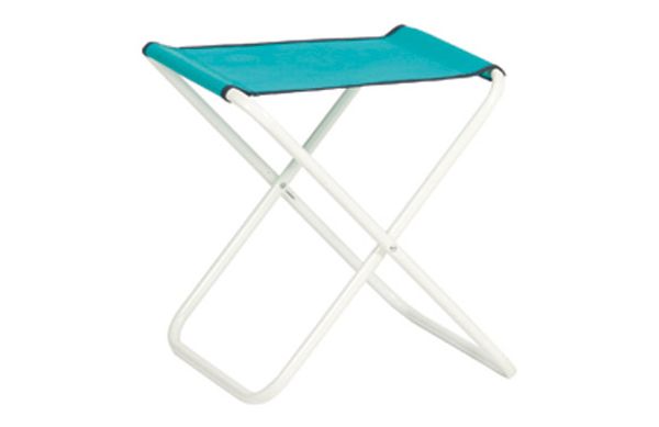 TABURETE PLAYA ACERO LACADO FIBRELINE AZUL