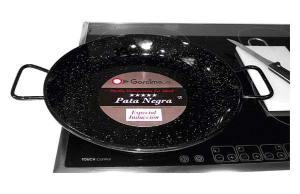 PAELLERA ESMALTADA PATA NEGRA 38 CM INDUCCION