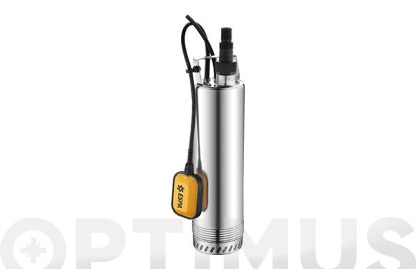 BOMBA SUMERGIBLE POZO AGUAS LIMPIAS 1200 W INOX 5500 L/H ACUA5 1200 AS