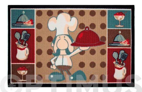 ALFOMBRA COCINA POLIAMIDA 50X80-CHEF