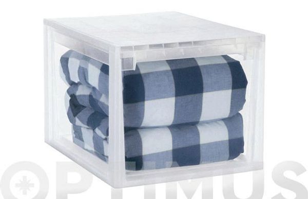 CAJON MULTIUSOS LIGHT DRAWER TRANSPARENTE 50 L