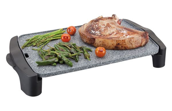 PLANCHA ELECTRICA ASAR GRANITE  2500 W 46 X 28 CM