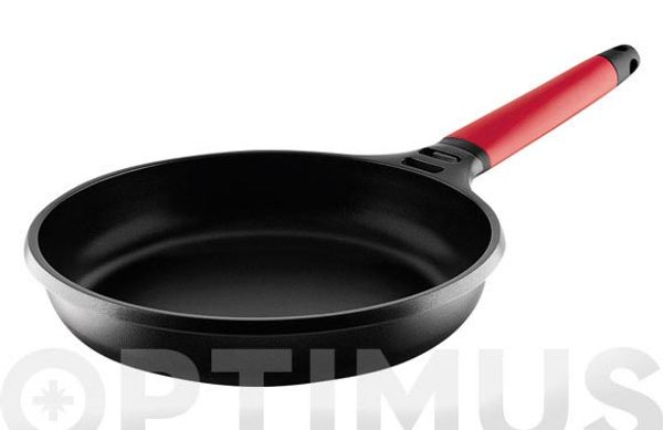 SARTEN INDUCTION MANGO DESMONTABLE ROJO 20 CM