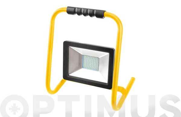 FOCO PROYECTOR LED CON SOPORTE IP65 LUZ FRIA 5000LM 50W
