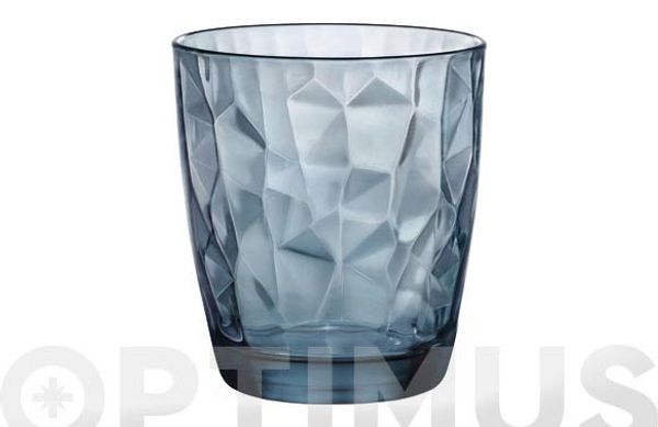 VASO DIAMOND TENSIONADO 30 CL AZUL