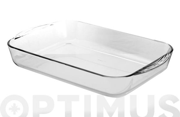 BANDEJA VIDRIO HORNO RECTANGULAR 40 X 27 X 6 CM