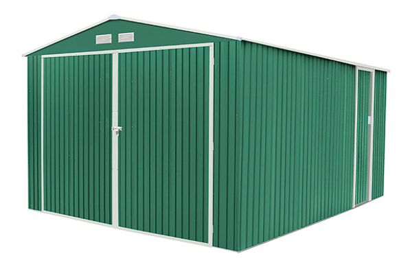 GARAJE METALICO NORFOLK VERDE 15.96 M² 380 X 420 X A 232 CM