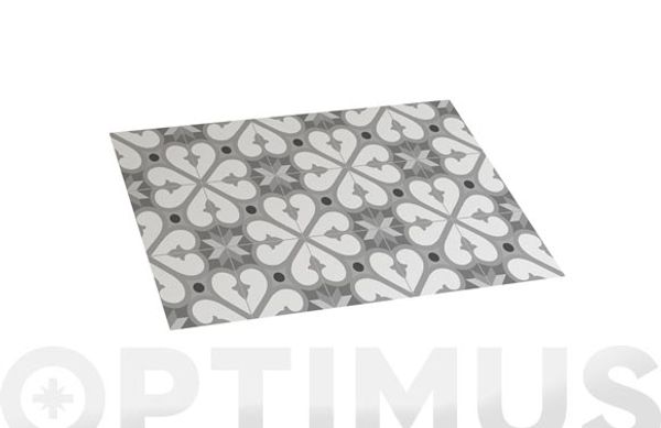 ALFOMBRA VINILICA CROMA BCN GRISES 45 X 75 CM
