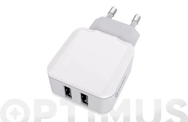 CARGADOR 2 USB CARGA RAPIDA 3,4A