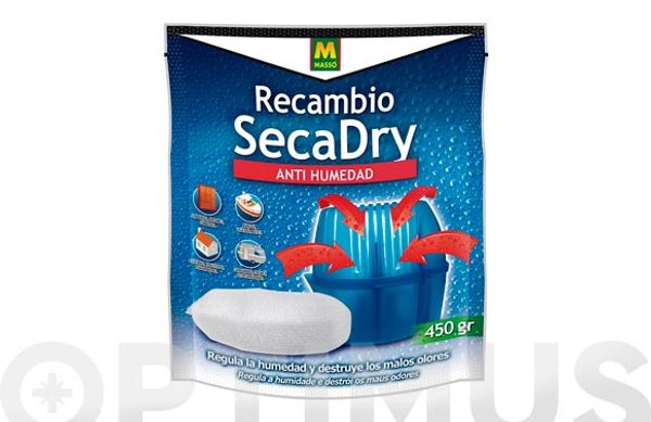 ANTIHUMEDAD RECARGA 450 GR SECADRY NEUTRO