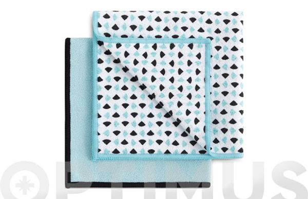BAYETA MICROFIBRA (2 UDS) DECORADAS 38X38 CM JOY