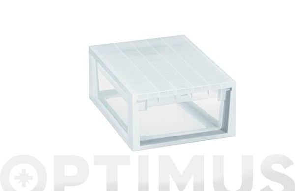 CAJON MULTIUSOS LIGHT DRAWER TRANSPARENTE 12 L