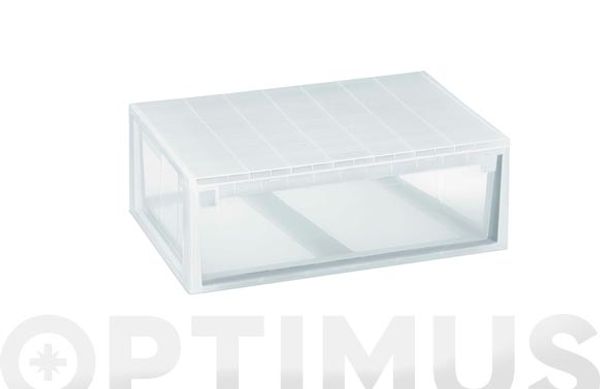 CAJON MULTIUSOS LIGHT DRAWER TRANSPARENTE 36 L