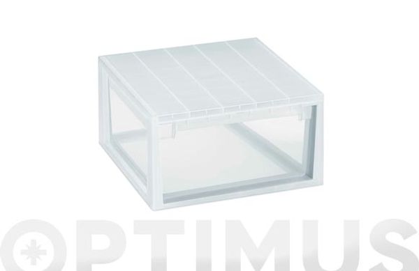 CAJON MULTIUSOS LIGHT DRAWER TRANSPARENTE 23 L