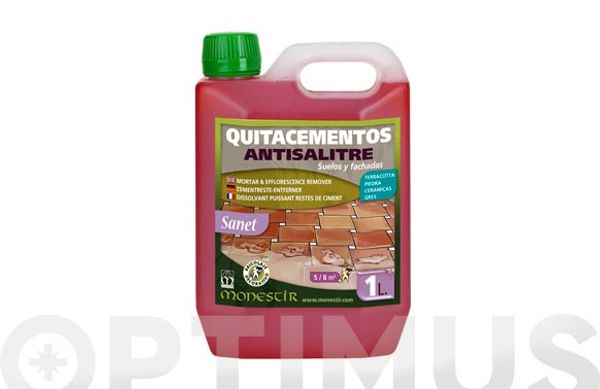 LIMPIADOR SUELOS QUITACEMENTO ANTISALITRE SANET 1 L