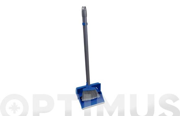 RECOGEDOR CON PALO PLEGABLE + ESCOBA 