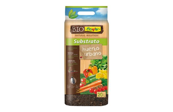 SUBSTRATO HUERTO URBANO BIOFLOWER 20 L