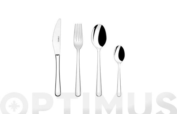 CUBERTERIA INOX 18/10 3 MM PISA 24 PIEZAS