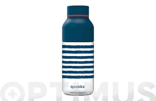 BOTELLA TRITAN AZUL RAYAS 570 ML