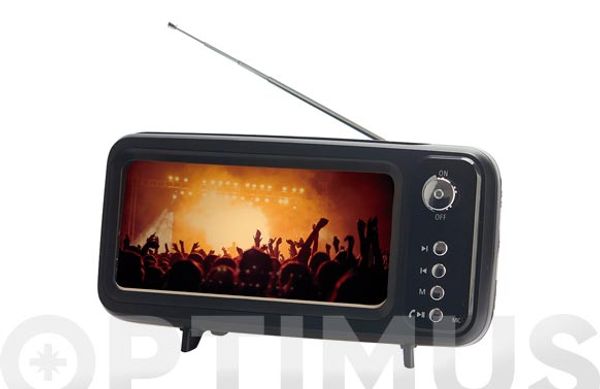 SOPORTE SMARTPHONE & RADIO RETRO TV