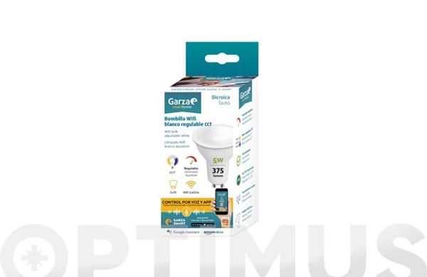BOMBILLA LED WIFI GU10 375LM 5W