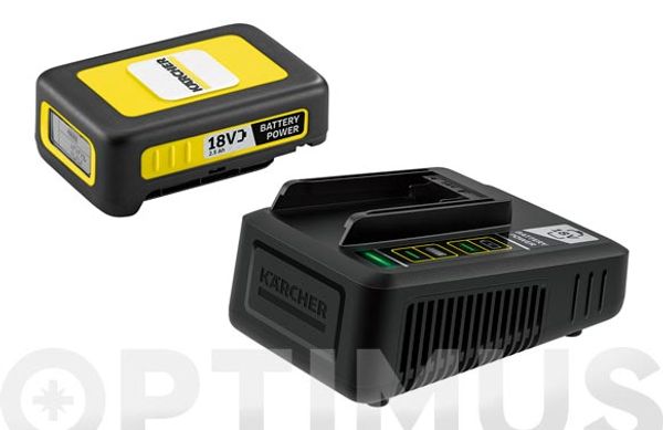 CARGADOR Y BATERIA 18 V 2,5 A