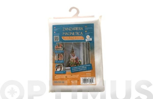 MOSQUITERA VENTANA MAGNETICA GRIS 150 X 180 CM