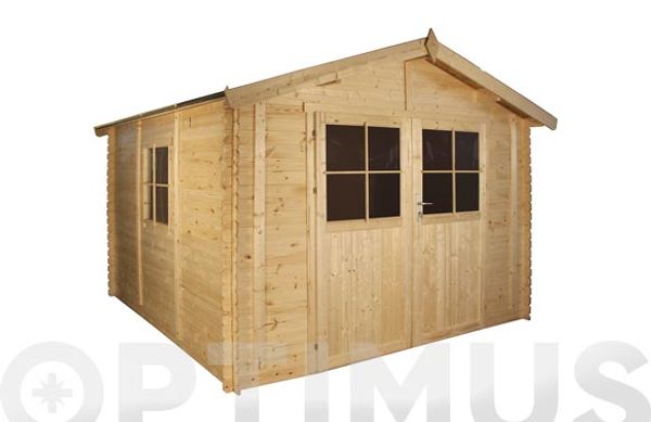 COBERTIZO DE MADERA PETROV MEDIDAS 300 X 300 X 253 CM