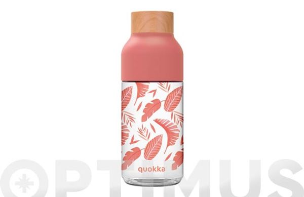 BOTELLA TRITAN ROSA BOTANICAL 570 ML