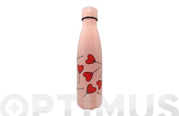 BOTELLA INOX TERMO DECORADA 500 ML - PIRULETAS