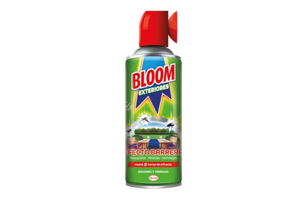 INSECTICIDA EXTERIORES MOSCAS, MOSQUITOS BLOOM 400 ML