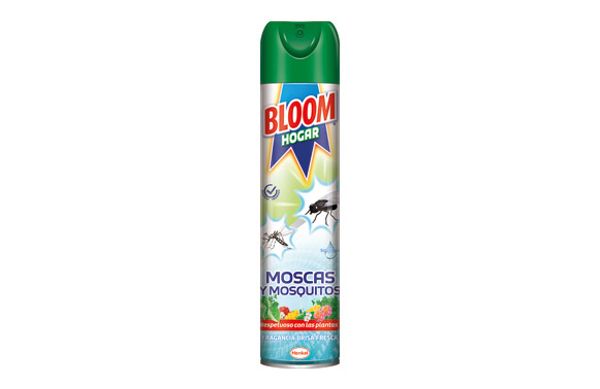 INSECTICIDA HOGAR MOSCAS Y MOSQUITOS BLOOM 600 ML