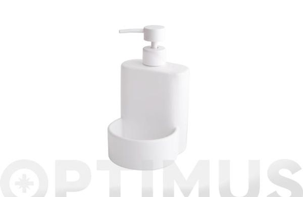 DOSIFICADOR CON PORTAESTROPAJO BLANCO