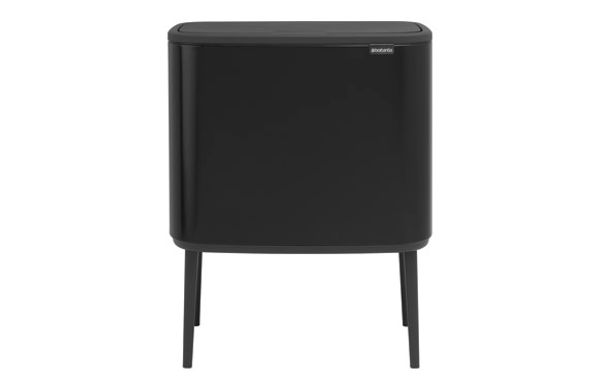 CUBO BO TOUCH BIN NEGRO MATE 11+23 L