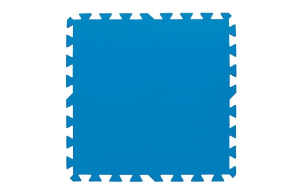 LOSETA DE SUELO PARA PISCINAS DESMONTABLES 9 PIEZAS DE 50X50 CM COLOR AZUL