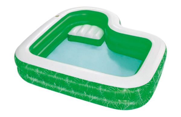 PISCINA INFANTIL HINCHABLE FORMA VERDE 231 X 231 X 51 CM