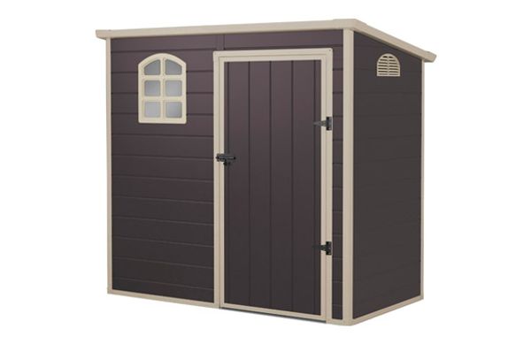 CASETA RESINA FLAT ROFF ANTRACITA 195X191X111 CM