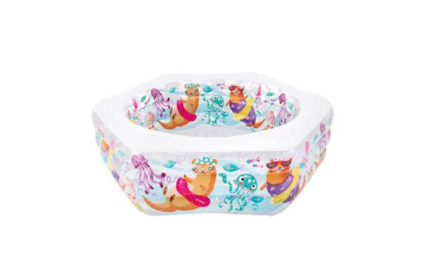 PISCINA INFANTIL HINCHABLE ACUARIO 191X178X61 CM