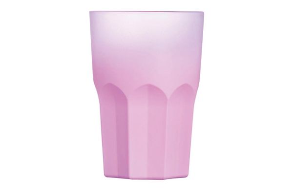 VASO CRISTAL SUMMER COLOR 40 CL ROSA