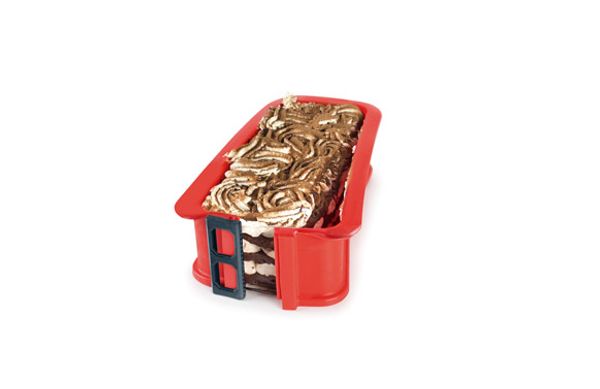 MOLDE DESMONTABLE DE SILICONA CON BASE CRISTAL RECTANGULAR  28X13CM