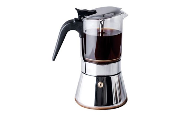 CAFETERA INOX BOROSILICATO SIENA 6 TAZAS